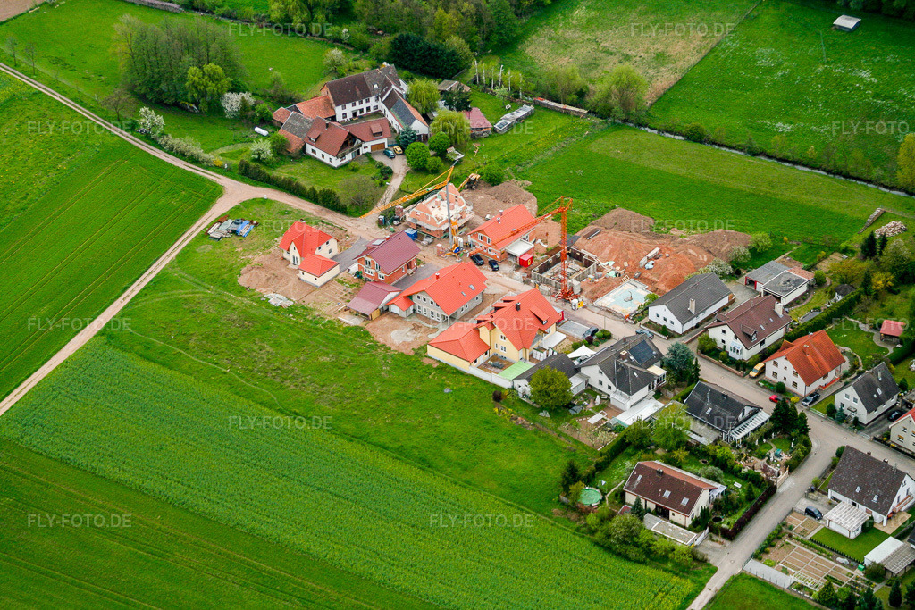 Luftbild: Neubaugebiet Mühlstr in Barbelroth im Bundesland Rheinland-Pfalz in Deutschland. Foto: IMG_1773.jpg vom 01.05.2006 durch Werner Riehm/FLY-FOTO.de