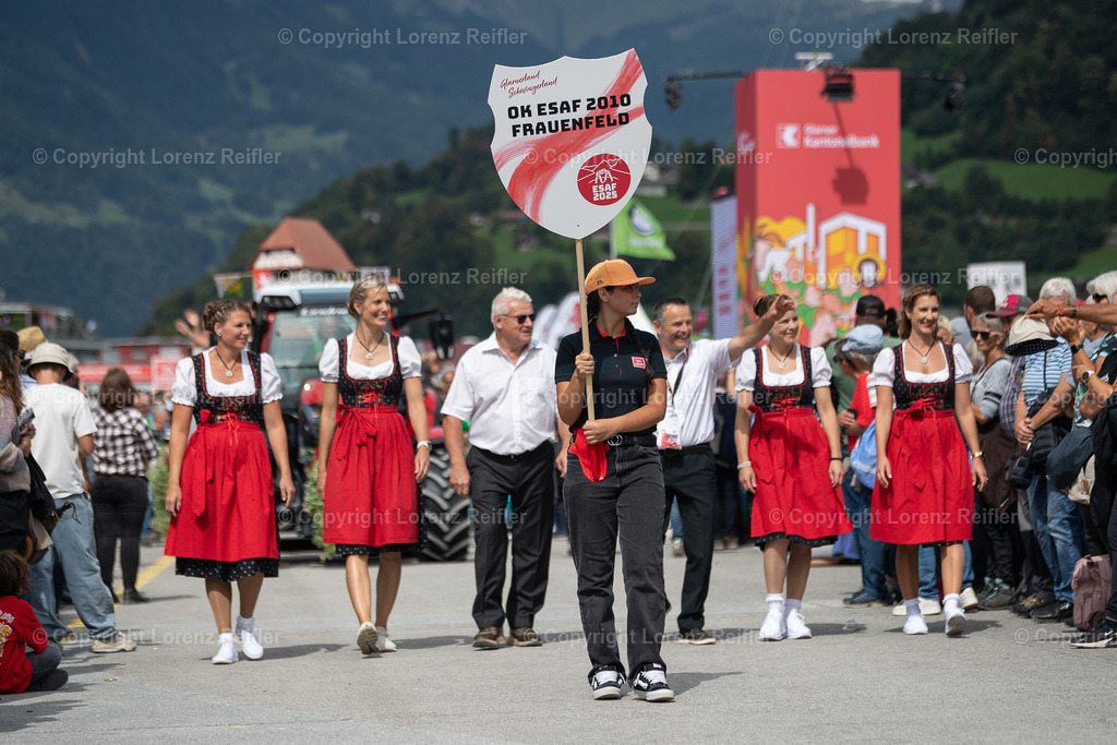 Schwingen -  ESAF Freitag Festumzug 2025 | Mollis, 29.8.25, Schwingen - ESAF Freitag Festumzug.