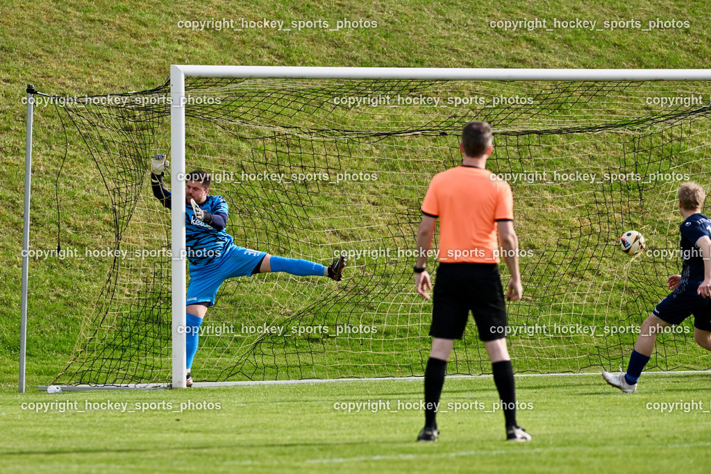FC Faakersee vs. FC Dölsach | Tor FC Dölsach, #38 Michael Lessiak FC Faakersee, FC Faakersee vs. FC Dölsach, FC Faakersee vs. FC Dölsach am 20.04.2025 in Finkenstein (Sportplatz Finkenstein), Austria, (Photo by Bernd Stefan)