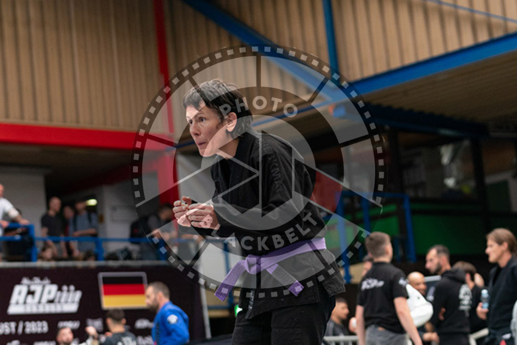 20230826PBB53001 | Fighters compete during the AJP INTLPRO BJJ and grappling competition in Hamburg, Germany, on August 26 2023.
