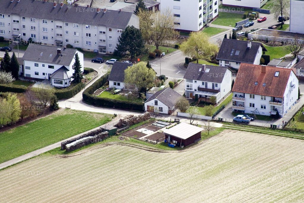 Luftbild: Am Wasserturm in Kandel im Bundesland Rheinland-Pfalz in Deutschland. Foto: IMG_10287.jpg vom 08.04.2008 durch Werner Riehm/FLY-FOTO.de
