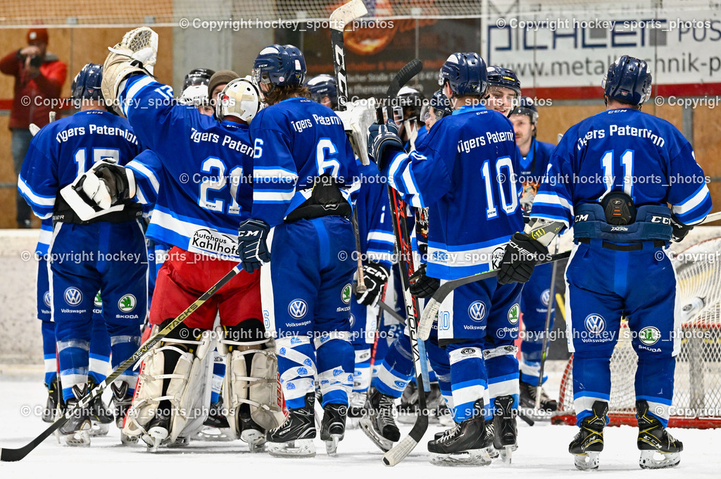 EC Tigers Paternion vs. EC Virgen 12.2.2023 | EC Paternion Mannschaft Jubel