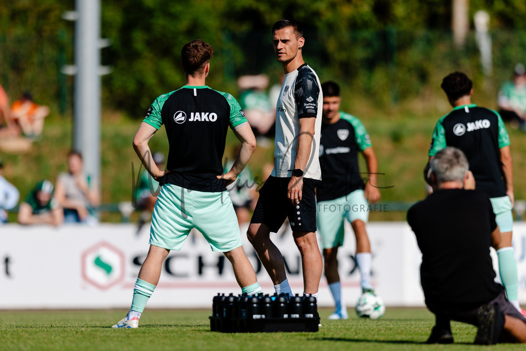 Testspiel, Saison 2026/27: SC Preußen Münster - Kickers Emden | Billerbeck, 10.07.2026: Testspiel, SC Preußen Münster gegen Kickers Emden auf der Anlage des DJK Billerbeck in Billerbeck. Foto: sportfotografie.ms | Markus Paletta - Realisiert mit Pictrs.com