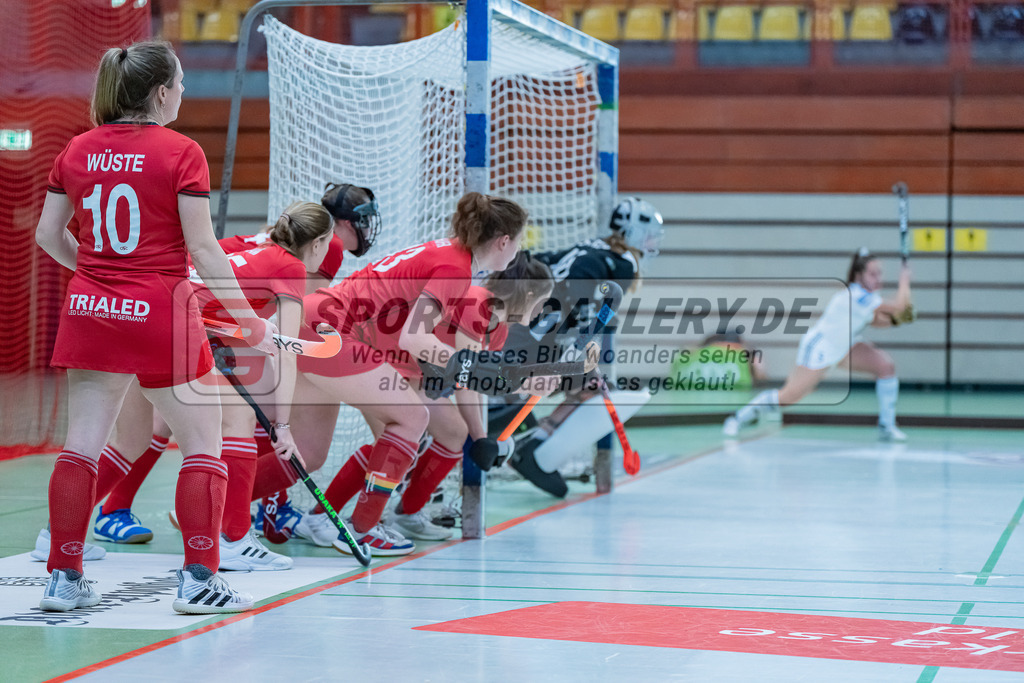 HK_20231217_107693 | 1. Bundesliga Damen Crefelder HC - Düsseldorfer HC  am 17.12.2023 Sporthalle Glockenspitz, Krefeld ,