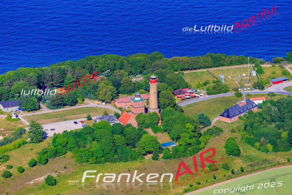 aktuelles Luftbild von Kap-arkona Putgarten - Luftaufnahme wurde 2018 von https://frankenair.de mittels Flugzeug (keine Drohne) erstellt.