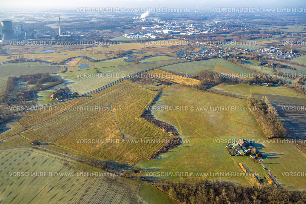 Hamm260100036Uentrop | Luftbild, Gelände für das geplante Rechenzentrum in Lippetal auf der Stadtgrenze zu Hamm, investieren wird das US-Beteiligungsunternehmen Blackstone 4 Millarden Euro, Uentrop, Hamm, Lippborg, Lippetal, Ruhrgebiet, Nordrhein-Westfalen, Deutschland, 