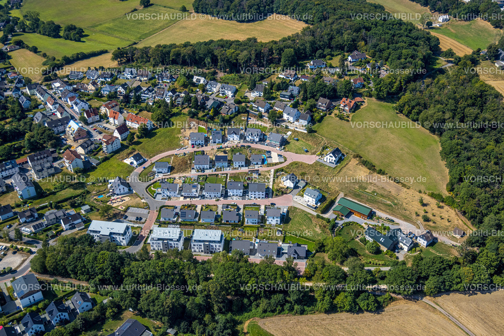 Sprockhoevel220808162 | Luftbild, Neubau Wohnsiedlung Im Riepelsiepen, Niedersprockhövel, Sprockhövel, Ruhrgebiet, Nordrhein-Westfalen, Deutschland