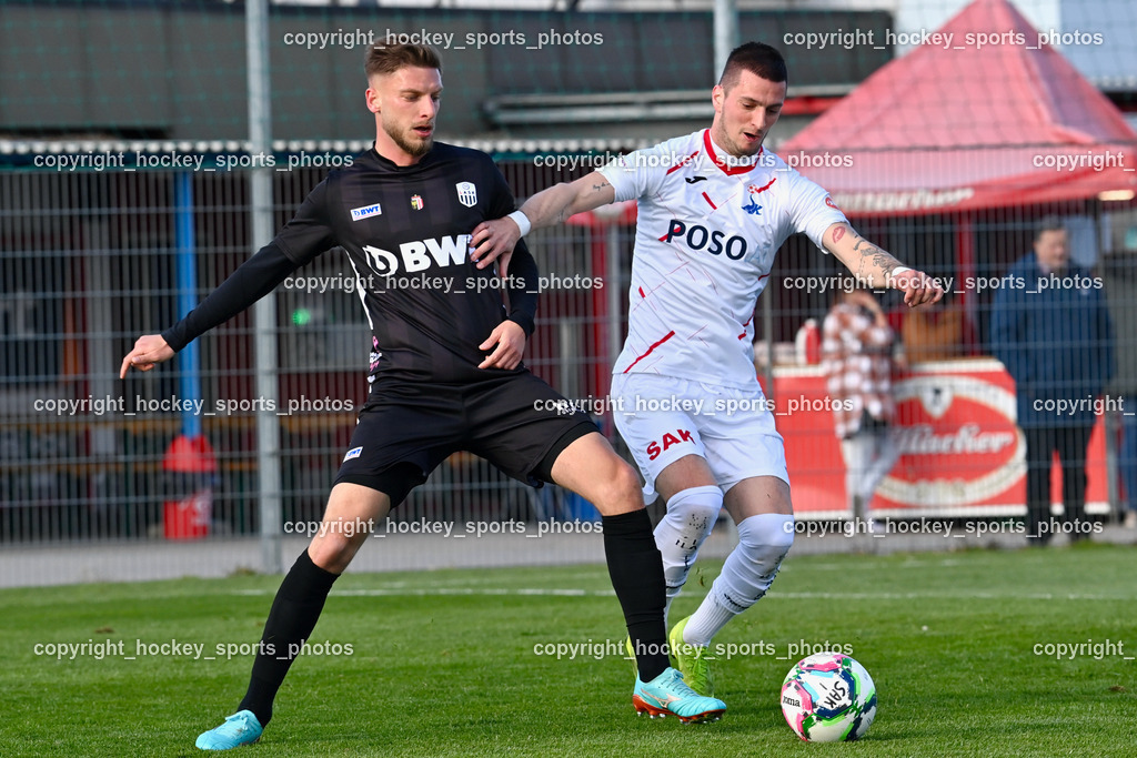 SAK vs. LASK Amateure 6.4.2023 | #43 Nemanja Celic, #24 Zoran Vukovic