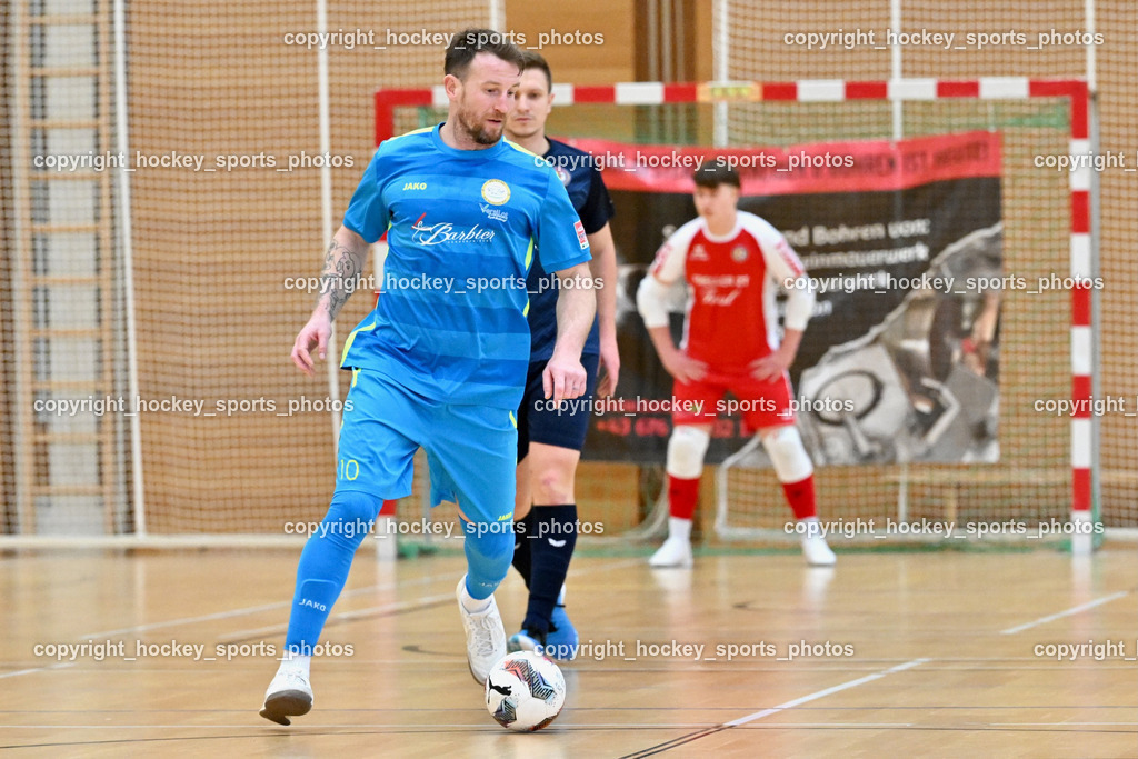 LPSV Kärnten vs. Futsal Versli Klagenfurt | #10 Denis Totoskovic versli.at Klagenfurt, LPSV Kärnten vs. Futsal Versli Klagenfurt, LPSV Kärnten vs. Futsal Versli Klagenfurt am 01.02.2026 in Villach (Ballspielhalle St. Martin), Austria, (Photo by Bernd Stefan)