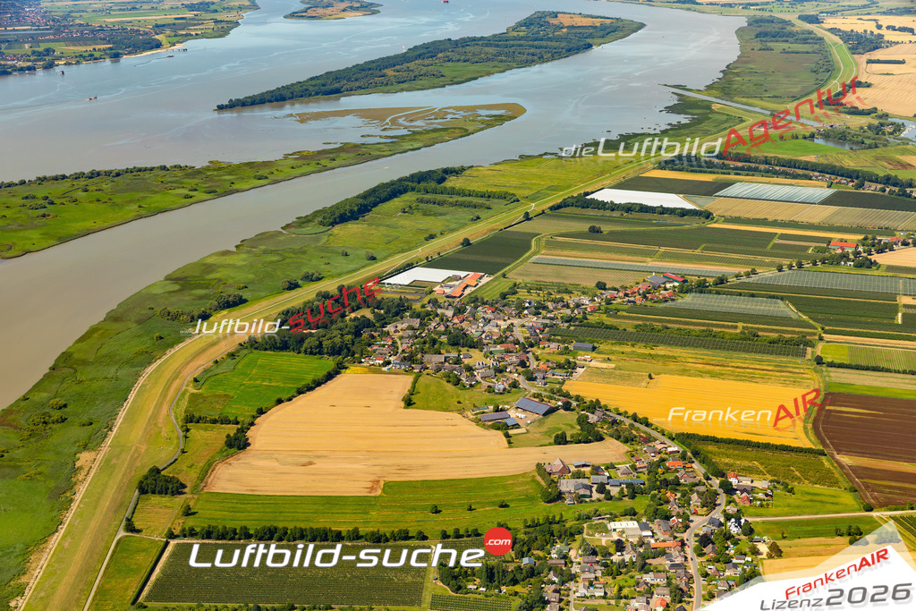 Die Luftaufnahme Hohenhorst - Haselau wurde 2022 vom Flugzeug aus (keine Drohne) erstellt. Hohe Auflösung -für große Poster und Wandbilder geeignet - Garantiert!