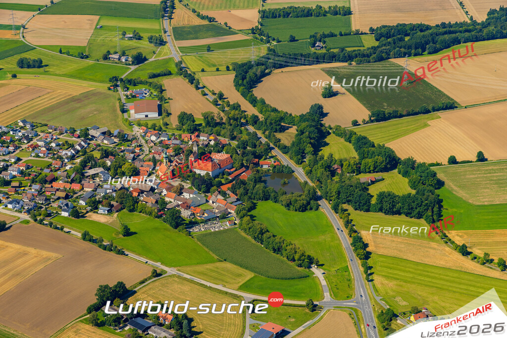 Waldau Vohenstrauß Bild- Das Luftbild wurde 2025 vom UL-Flugzeug heraus erstellt ( keine Drohnen Bilder! ) - Hochauflösende Luftaufnahme -Nicht vergleichbar mit Google Maps oder Satelittenbilder- Die Geschenkidee !Mit Lizenz und Bildrechte bestellbar