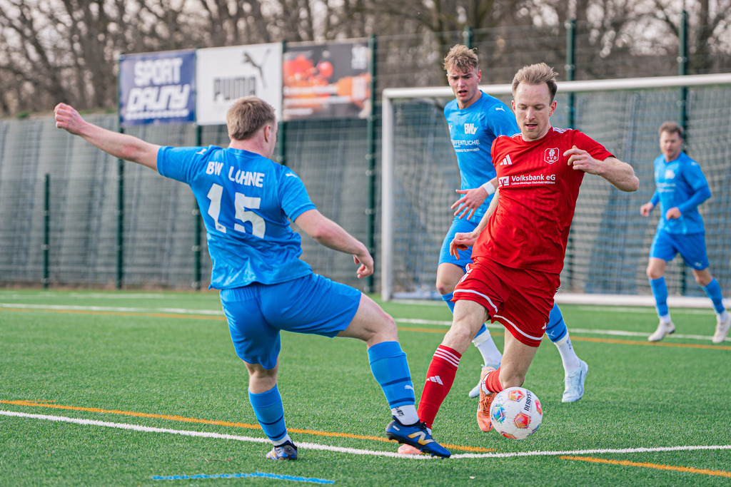 Fußball I Herren I Saison 2025-2026 I Landesliga Weser-Ems I 20. Spieltag I BW Lohne II - TV Dinklage I 15.03.20260053 | jns.sportfotos - Realisiert mit Pictrs.com