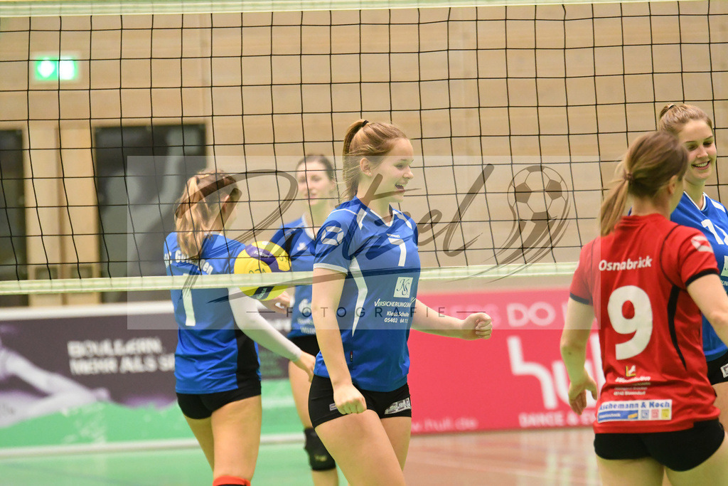 20200208_VCOASC_0035 | Volleyball, Frauen:   waehrend des Spiels der Regionalliga NordWest zwischen VC Osnabrueck und ASC 46 Goettingen in der Schlosswall-Halle am 08.02.2020 in Osnabrueck, Deutschland. - Realisiert mit Pictrs.com