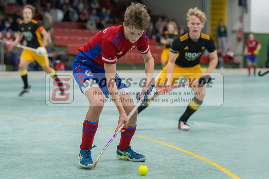 HK_20230305_105920 | Deutsche Meisterschaft MU16 1/2 Finale Mannheimer HC - Harvestehuder THC am 5.3.2023 RWK, Köln ,