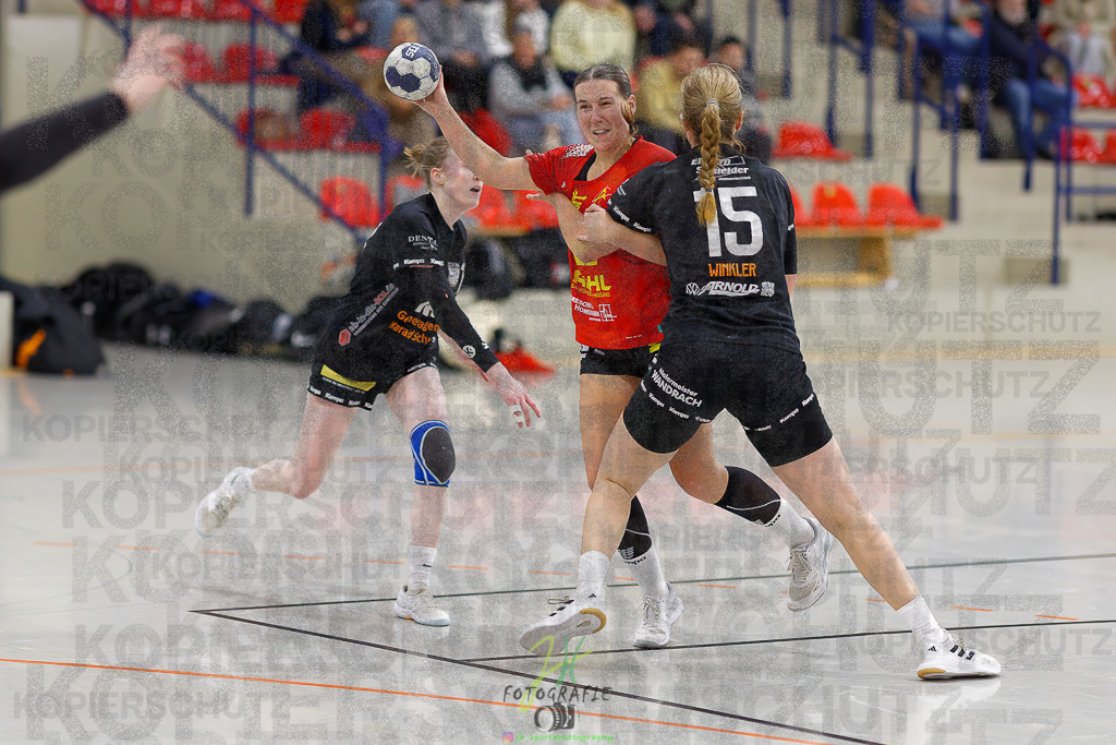 Frauen Regionalliga (HHV); HSG Wettenberg - HSG Twistetal | Frauen Regionalliga (HHV); HSG Wettenberg - HSG Twistetal am 08.11.2025 in Launsbach (Wettenberg) (Halle GS Launsbach (Wettenberg))Photo © 2025 - Jörg Heinrich - Realisiert mit Pictrs.com