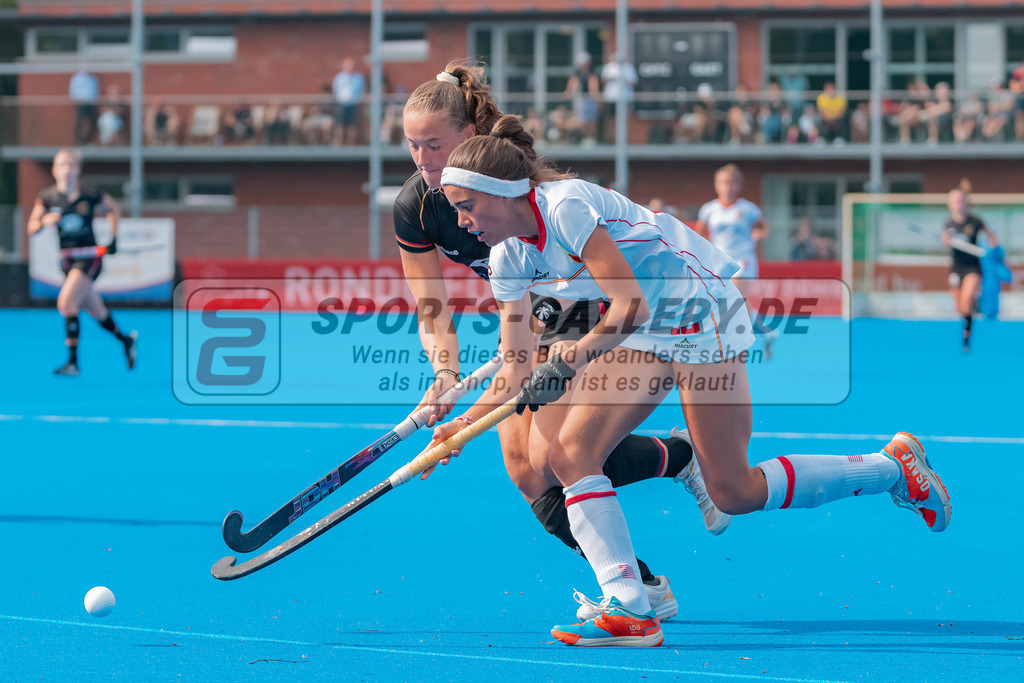 HK_20230715_102753 | Euro Hockey WU18 SF2 Spain vs Germany Championship Girls &amp; Boys am 15.7.2023 CHTC , Krefeld ,