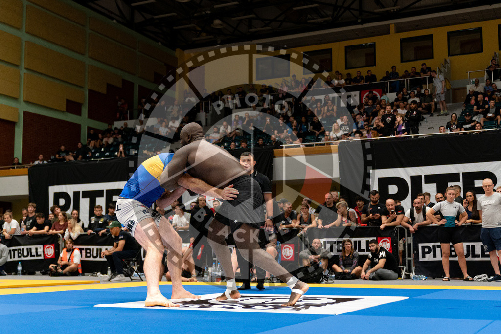 20230916PBB7164 | Fighters compete during the grappling tournement ADCC Trials (European, Middle East and African Championship) in Warsaw, Poland, on September 16, 2023.