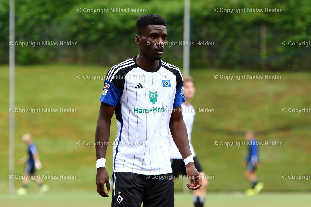 NH_SVEichede_HamburgerSVU21_Testspiel_30062024 | #21 Ohene Köhl (Hamburger SV U21)Fußball I Herren I Testspiel I Saison 2024-2025 I SV Eichede - Hamburger SV U21 I 30.06.2024 I Waldstadion Lütjensee
