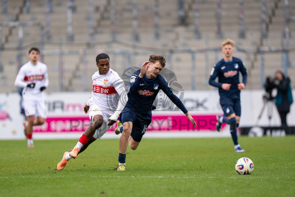 VfB Stuttgart II vs. TSG Hoffenheim II, Fussball, 3. Liga, 26. Spieltag, 15.03.2026 | Abdenego Nankishi (VfB Stuttgart II, #17),VfB Stuttgart II vs. TSG Hoffenheim II, Fussball, 3. Liga, 26. Spieltag, 15.03.2026Foto: photosbyphips/Philip Ziegler