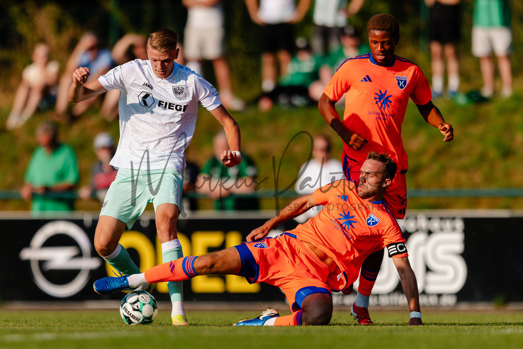 Testspiel, Saison 2026/27: SC Preußen Münster - Kickers Emden | Billerbeck, 10.07.2026: Testspiel, SC Preußen Münster gegen Kickers Emden auf der Anlage des DJK Billerbeck in Billerbeck. Foto: sportfotografie.ms | Markus Paletta - Realisiert mit Pictrs.com