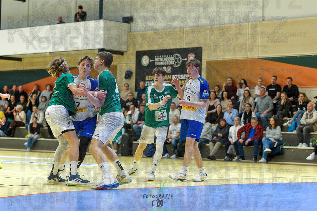 mJC-Regionalliga, Halbfinale Hessenmeisterschaft; HSG Dutenhofen/Münchholzhausen - TSV Pfungstadt | mJC-Regionalliga, Halbfinale Hessenmeisterschaft; HSG Dutenhofen/Münchholzhausen - TSV Pfungstadt am 15.03.2025 in Münchholzhausen (Sporthalle Münchholzhausen)Photo © 2025 - Jörg Heinrich - Realisiert mit Pictrs.com