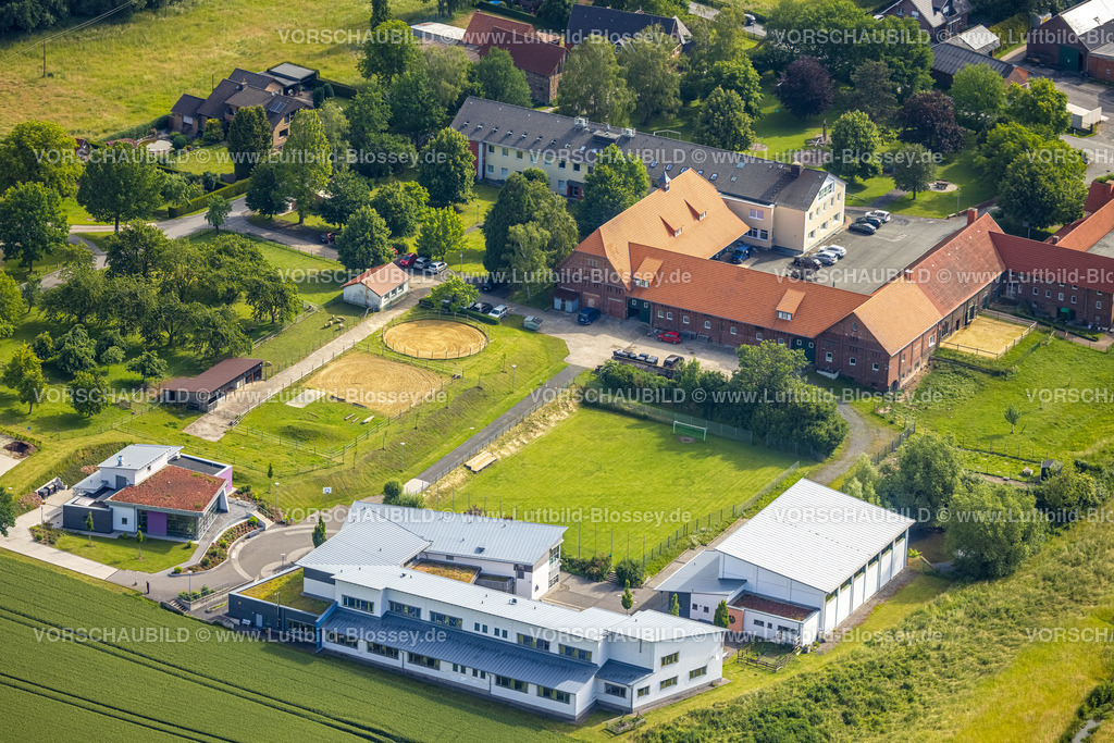 Hamm220602108 | Luftbild, Strüverhof Einrichtung Kinder- und Jugendhilfe, Schule Am Adelwald, Rhynern, Hamm, Ruhrgebiet, Nordrhein-Westfalen, Deutschland