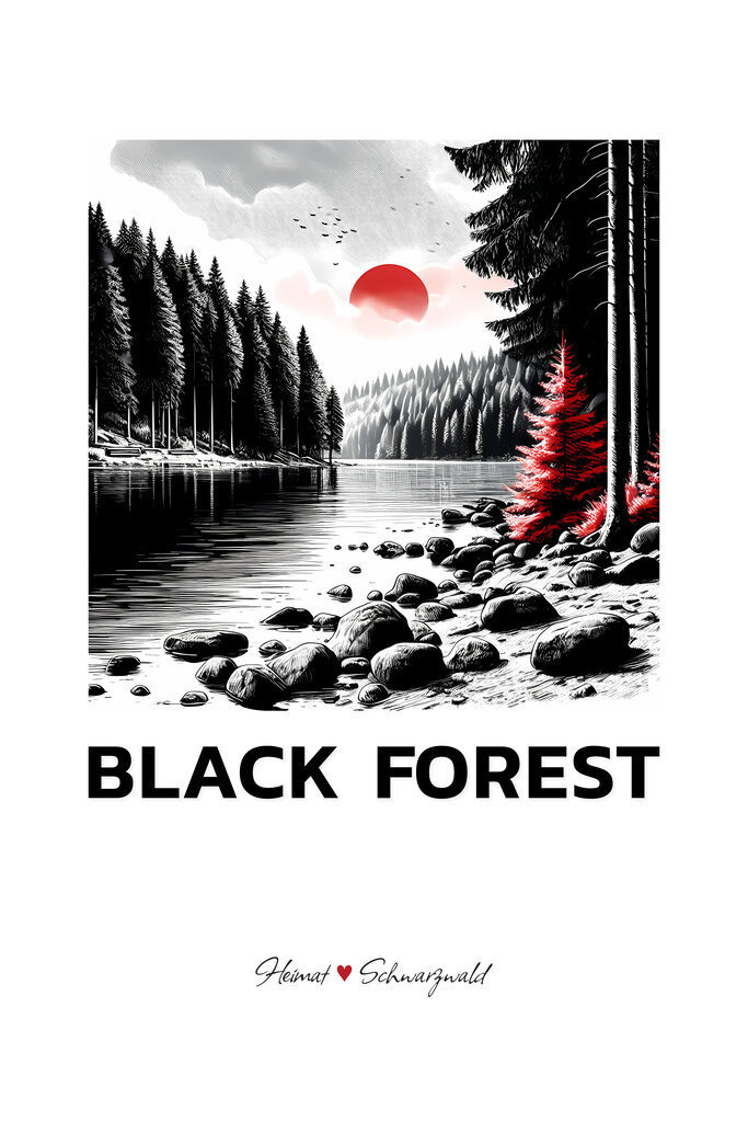 RED-BLACK-FOREST_Motiv-21 | Bilder-Onlineshop für Heimatbilder vom Schwarzwald und Oberrhein. Galeriebilder auf Acrylglas, Alu-Dibond, Leinwand und Poster online bestellen. Der Schwarzwald als Wandbild für Ihr Zuhause! | Art, Kunst, Wandbilder, Black Forest, Deko - Realisiert mit Pictrs.com