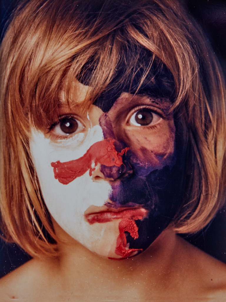 041art_Bee-Braxm_0944 | Werk aus  dem Jahr 1994   Nach einer Aktion im Ritterhausmuseum Offenburg. Kunstmaler Rainer Braxmaier und Modefotograf Wilfried Beege.