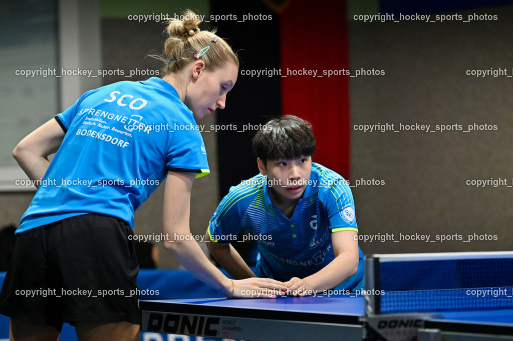 SCO Sprengnetter Bodensdorf vs. SU Sparkasse Kufstein  | Katarina Strazar, Yun-En Tsai, SCO Sprengnetter Bodensdorf vs. SU Sparkasse Kufstein , SCO Sprengnetter Bodensdorf vs. SU Sparkasse Kufstein am 08.02.2026 in Bodensdorf (SCO Sportheim), Austria, (Photo by Bernd Stefan)