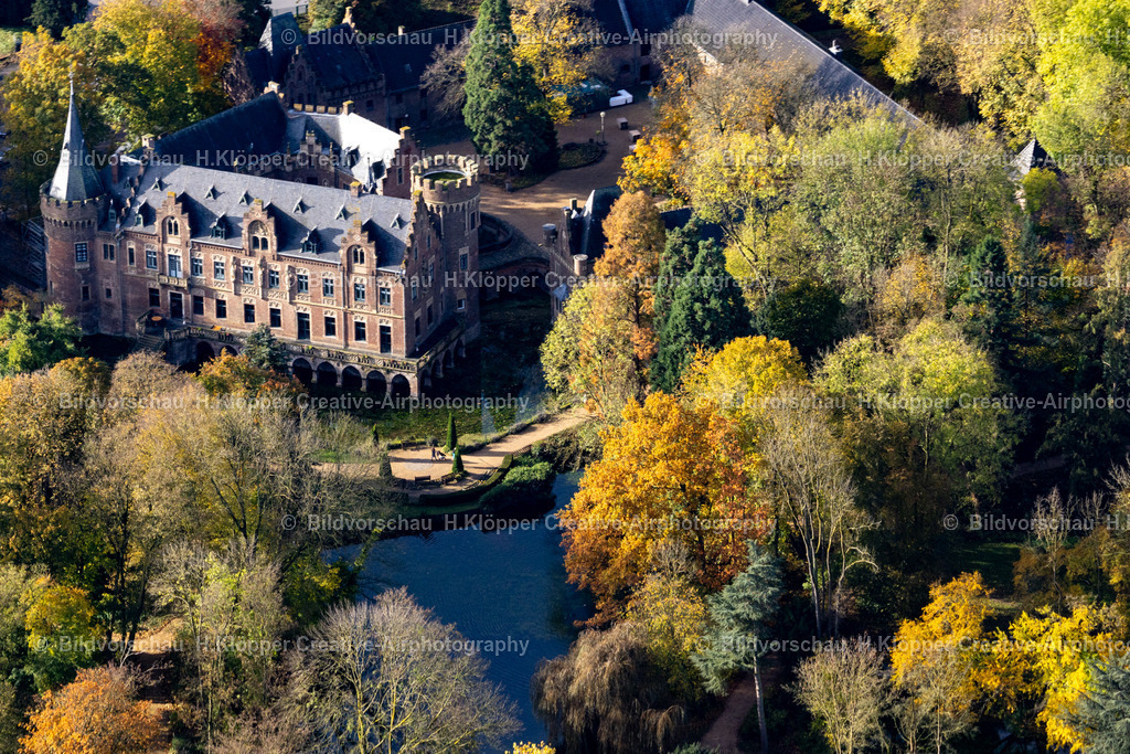 Luftbild Schloss Paffendorf in Bergheim im Rhein-Erft-Kreis-6795 | Luftbildfotografie und Luftbildfotograf Hermann Klöpper - Realisiert mit Pictrs.com