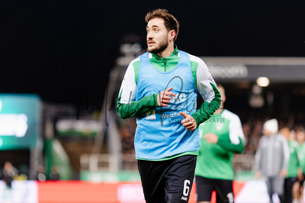 2. Bundesliga, Saison 2025/26, 21. Spieltag: SC Preußen Münster - VfL Bochum | Münster, 06.02.2026: 2. Bundesliga, 21. Spieltag, SC Preußen Münster gegen VfL Bochum im LVM-Preußenstadion in Münster. Foto: sportfotografie.ms | Markus Paletta - Realisiert mit Pictrs.com