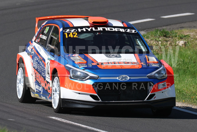 FIA European Hill Climb Championship – Rechberg 2026 | FIA European Hill Climb Championship at Rechberg, held from 24 to 26 April 2026 near Tulwitz, Styria, Austria. The image shows Markus STEINBOCK (AUT) Hyundai i20 R5.