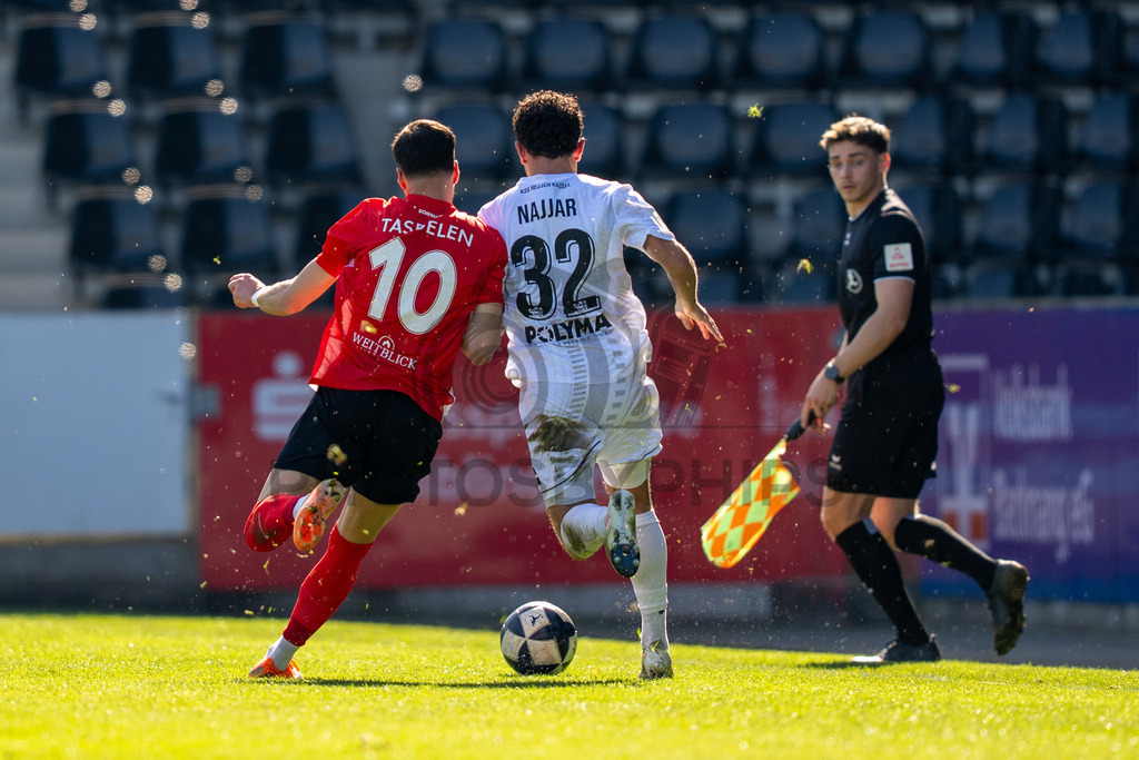 SG Sonnenhof Großaspach vs. KSV Hessen Kassel, Fussball, Regionalliga Südwest, 23. Spieltag, Saison 2025/2026, 07.03.2026 | Mert Tasdelen (SG Sonnenhof Großaspach, #10),SG Sonnenhof Großaspach vs. KSV Hessen Kassel, Fussball, Regionalliga Südwest, 23. Spieltag, Saison 2025/2026, 07.03.2026Foto: photosbyphips/Philip Ziegler