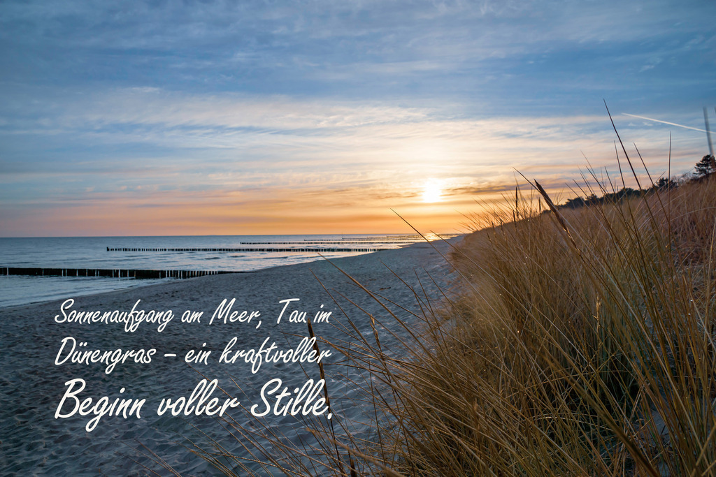 Meer Kalender 2026 - Ostseemotiv mit Text | Gestalten Sie Ihr Zuhause mit einzigartigen Bildern von Ostsee u. Nordsee – als Leinwandbild, Acryl, Alu-Dibond oder FineArt Hahnemühle, individuell anpassbar.