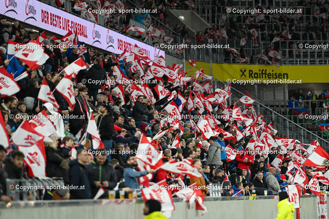 AUT, Uefa EM-Qualifikation 2024 - Oesterreich vs Aserbaidschan | 24.3.2023, Raiffeisen Arena Linz, AUT, EM-Qualifikation Uefa Euro 2024 - Oesterreich vs Aserbaidschan, im Bild Fans - Zuschauer Team Austria (AUT)


// Uefa Euro 2024 Qualifikation Match between Austria and Azerbaijan in Linz, Austria on 2023/03/24
