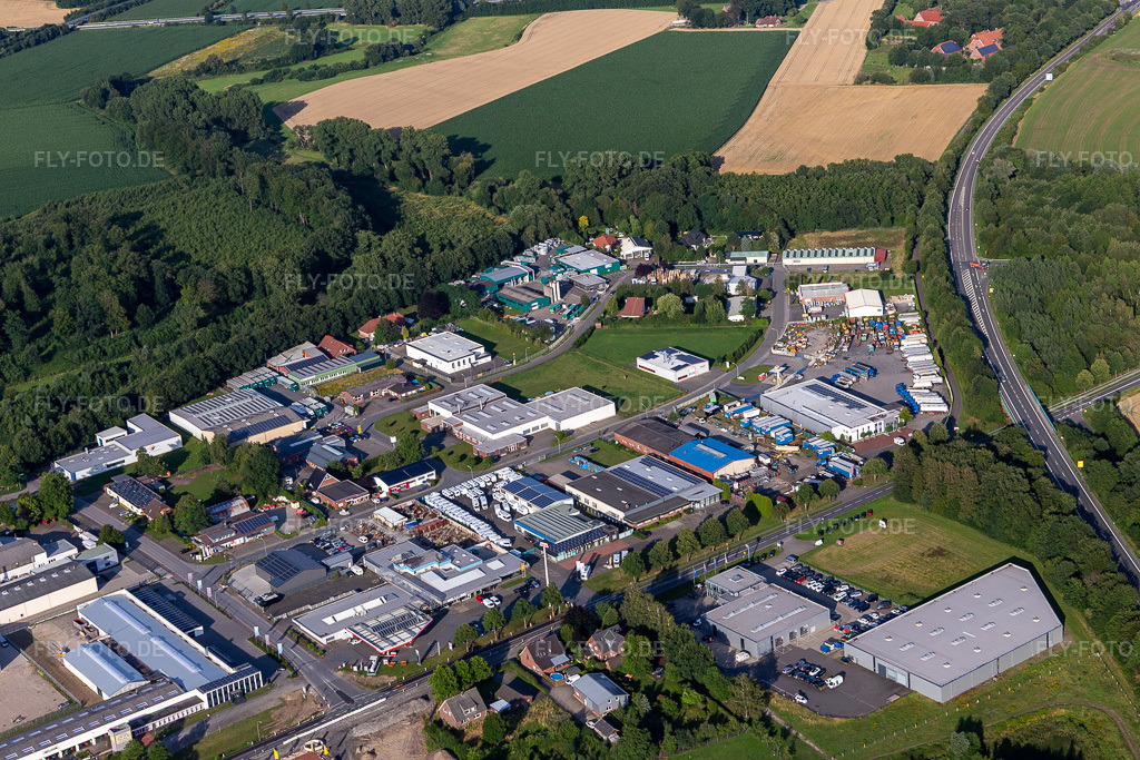 Luftbild: d.velop Lifer Sciences campus in Gescher im Bundesland Nordrhein-Westfalen in Deutschland. Foto: IMG_007948.jpg vom 12.07.2020 durch Werner Riehm/FLY-FOTO.de