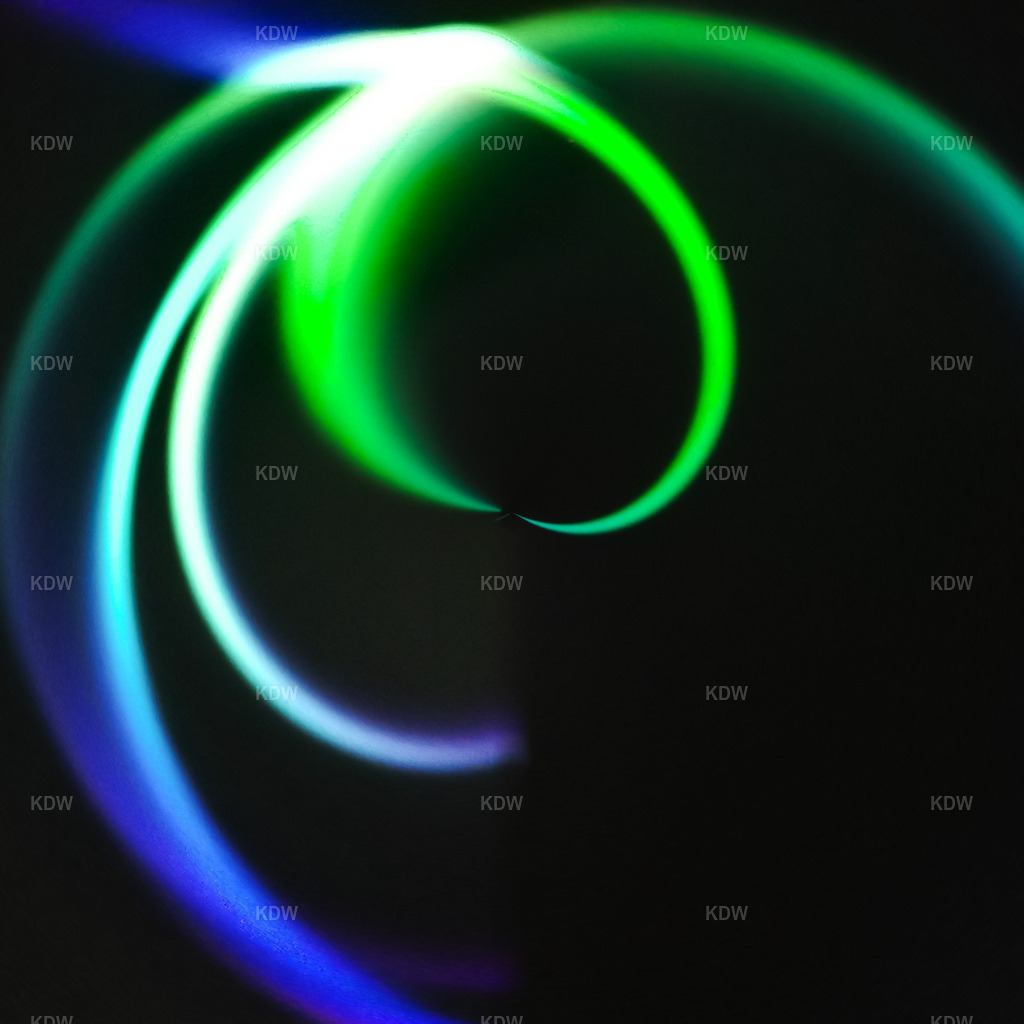 Kreisel Grün | Kreisel Grün mit blau und schwarzem Hintergrund - Realisiert mit Pictrs.com