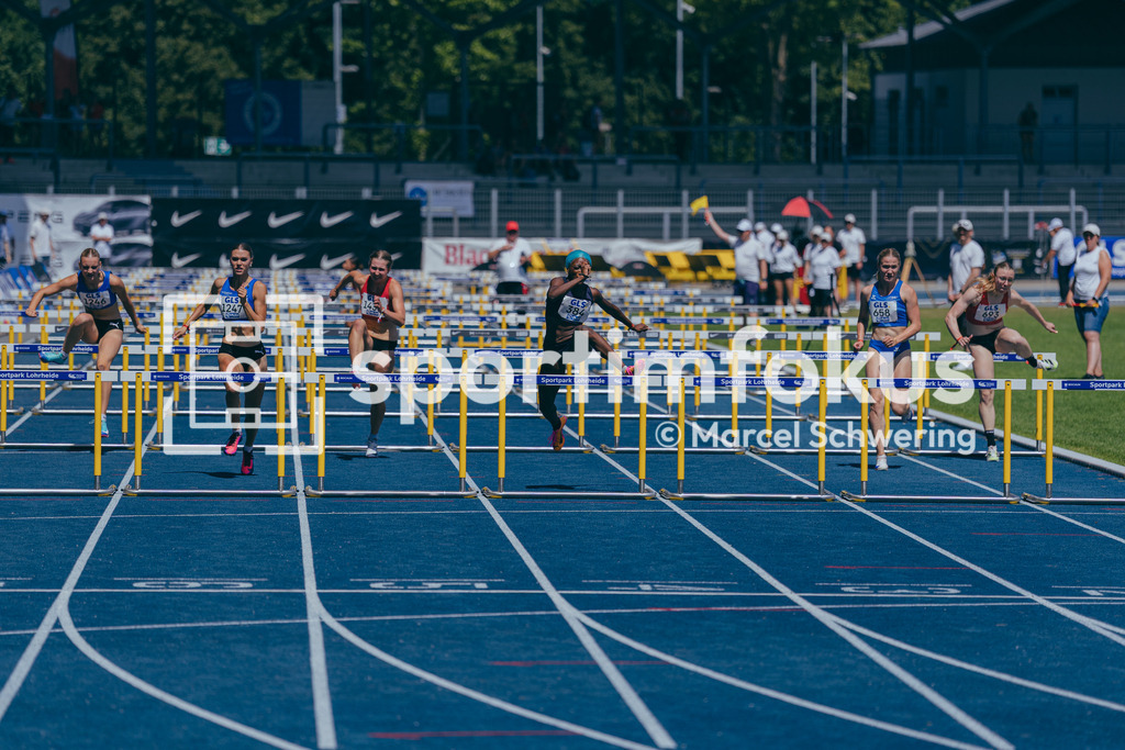 Deutsche Meisterschaften U20 / U16 2026 | Daryl Ndasi, Munich Athletics, 384, 110 Meter Hürden, Finale,Deutsche Meisterschaften der U20 &amp; U16 2026, Lohrheidestadion Bochum-Wattenscheid, 12.07.2026. Foto: Marcel Schwering / sportimfokus - Realisiert mit Pictrs.com
