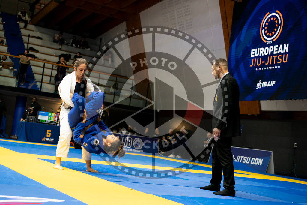 20240124PBB04714 | Fighters compete during the second day of the IBJJF European Championship in Paris, France, on January 24, 2024.