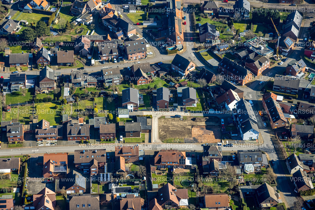 Olfen230206601 | Luftbild, Baugelände Zur Vogelruthe, Olfen-Stadt, Olfen, Münsterland, Nordrhein-Westfalen, Deutschland