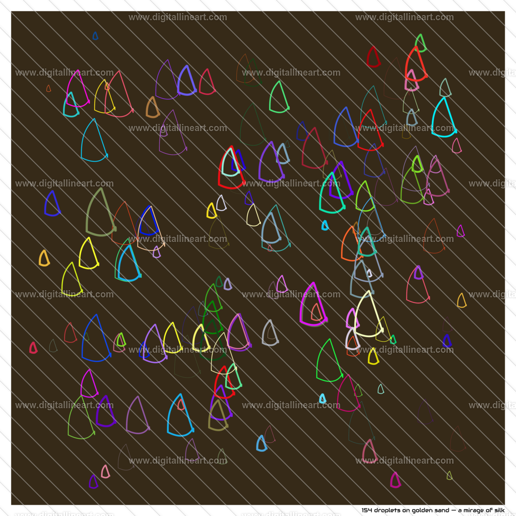 154-droplets-golden-sand-a-mirage-of-silk | digitallineart - Realisiert mit Pictrs.com