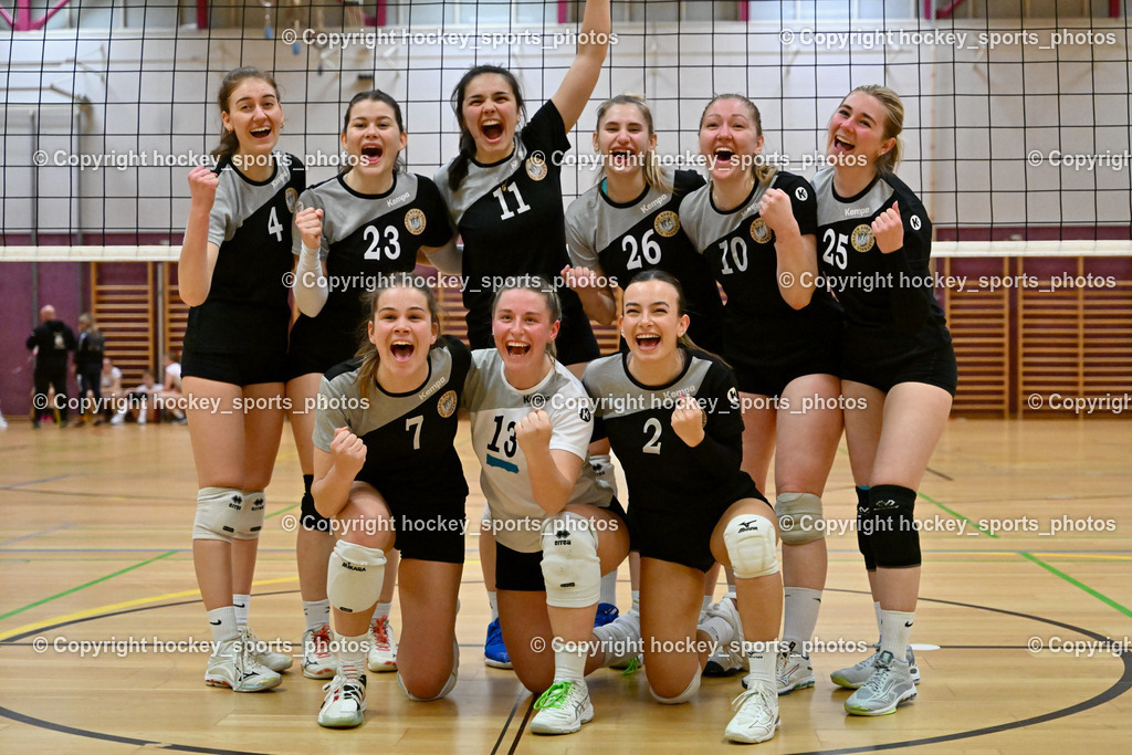 Askö Volley Eagles vs. Brückl Hot Volleys 5.4.2023 | Askö Volley Eagles Mannschaftsfoto, #4 PICHLER Verena, #23 VEIGL Valentina, #11 PRANJIC Ana, #26 KUVEK Iva, #10 KRALL Johanna, #25 SCHULER Chiara, #7 FANIC Nada, #13 BEBEKAJLO Vanessa, #2 KIRCHER Elisabeth