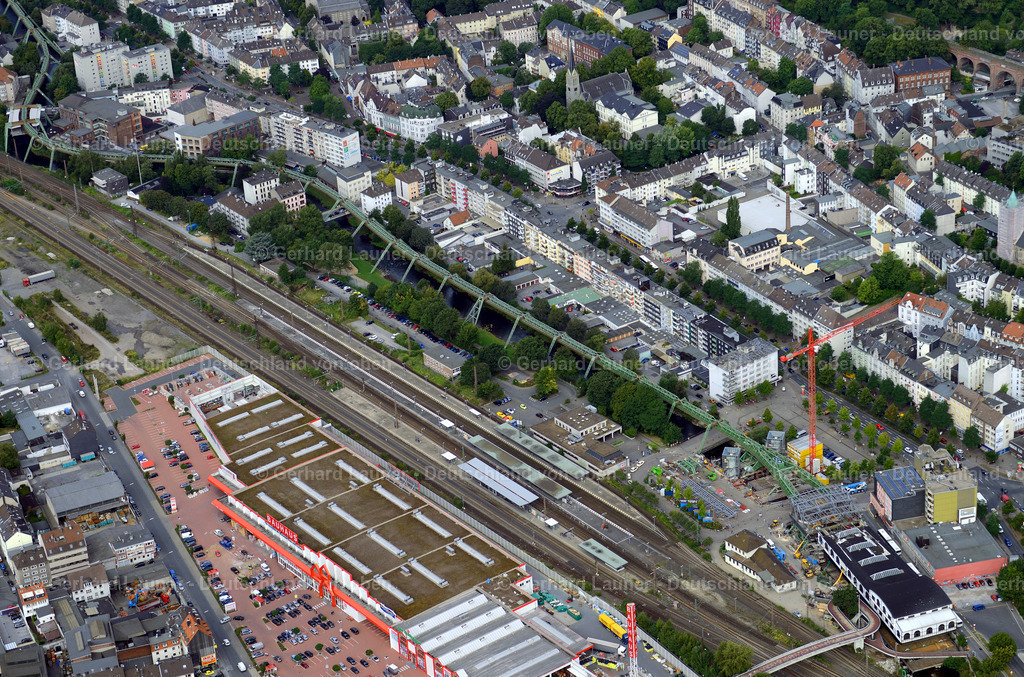 3291235 | Verlauf der Schwebebahn, Wuppertal-Oberbarmen