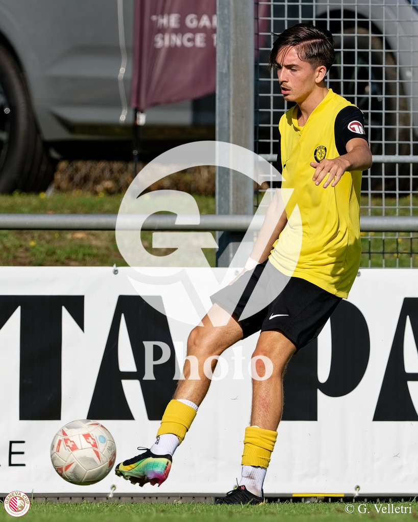 GenevaCup Group Phase - FC Meyrin v Everton FC | during the GenevaCup Group Phase match between FC Meyrin and Everton FC at Stade des Arberes in Meyrin, Switzerland