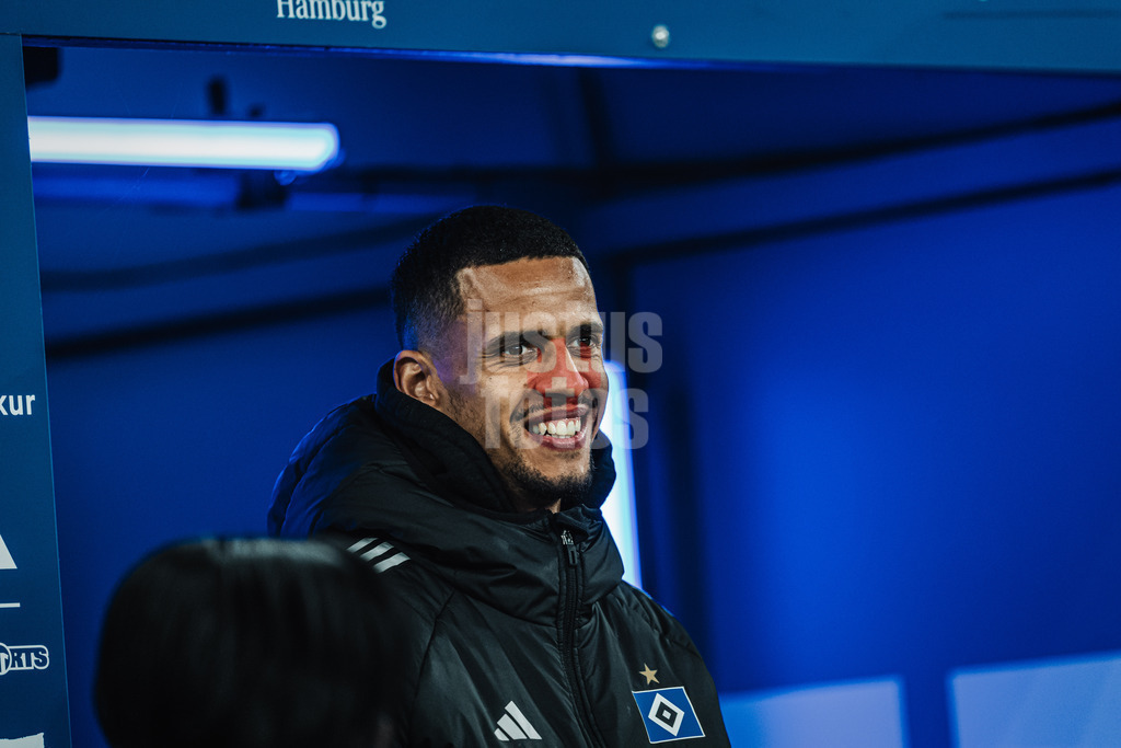 Fußball | Männer | Saison 2024/2025 | 2. Fußball-Bundesliga | 25. Spieltag | Hamburger SV vs. Fortuna Düsseldorf | 08.03.2025 | Robert Glatzel (#9, HSV)