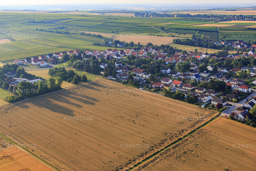 Luftbild: Ortsansicht von Westen in Dalheim im Bundesland Rheinland-Pfalz in Deutschland. Foto: IMG_091341.jpg vom 07.07.2016 durch Werner Riehm/FLY-FOTO.de