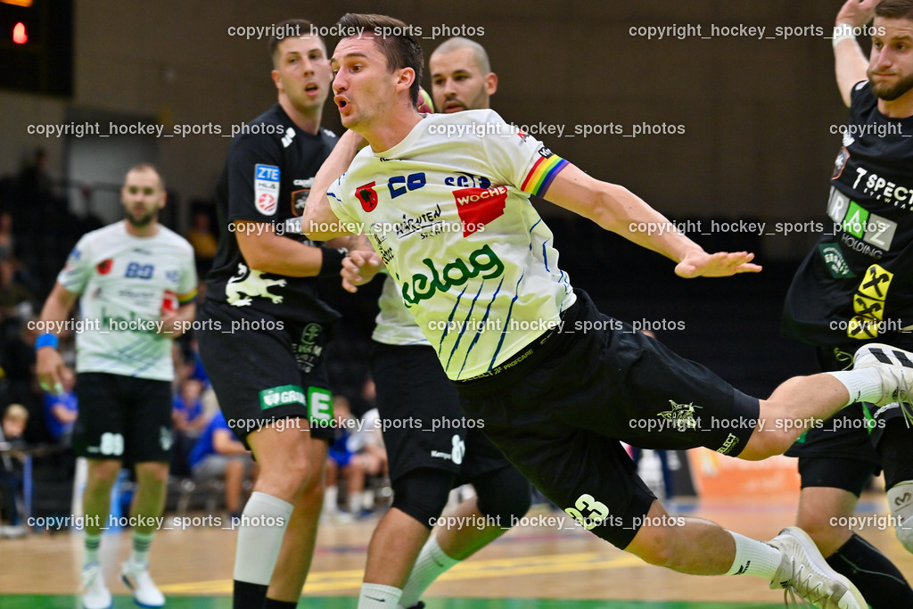 HSG Holding Graz vs. SC Ferlach 16.9.2022 | #23 KOCBEK Jure#23 KOCBEK Jure, #7 JENSTERLE Jurij