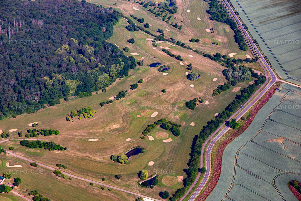 Luftbild: Golfclub Schloß Meisdorf e.V. im Ortsteil Meisdorf in Falkenstein im Bundesland Sachsen-Anhalt in Deutschland. Foto: IMG_136768.jpg vom 18.06.2023 durch Werner Riehm/FLY-FOTO.deGolfclub Schloss Meisdorf