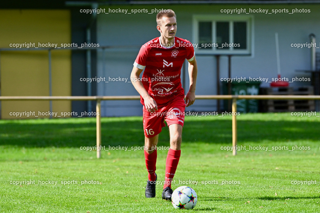 SV Rothentuhurn vs. URC Thal Assling | #16 Niklas Hinteregger SV Rothenthurn, SV Rothentuhurn vs. URC Thal Assling, SV Rothentuhurn vs. URC Thal Assling am 15.09.2024 in Rothenthurn (Sportplatz Rothenthurn), Austria, (Photo by Bernd Stefan)