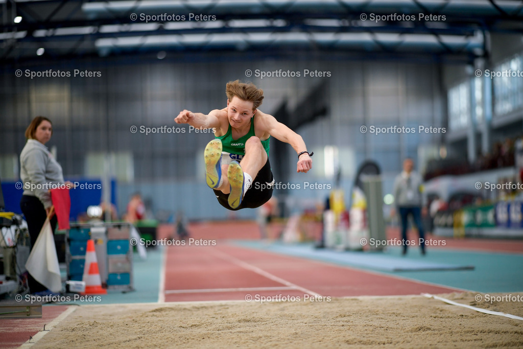 250208_xkaix_DM Mehrkampf_32 | 08.02.2025, xkaix, Leichtathletik 20. Deutsche Meisterschaften, Mehrkampf Halle v.l. David Kleinschrodt (TSV 1860 Ansbach) - Realisiert mit Pictrs.com